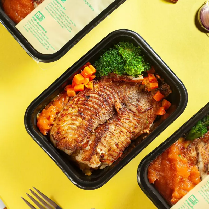 (G) Tilápia com Purê de Abóbora