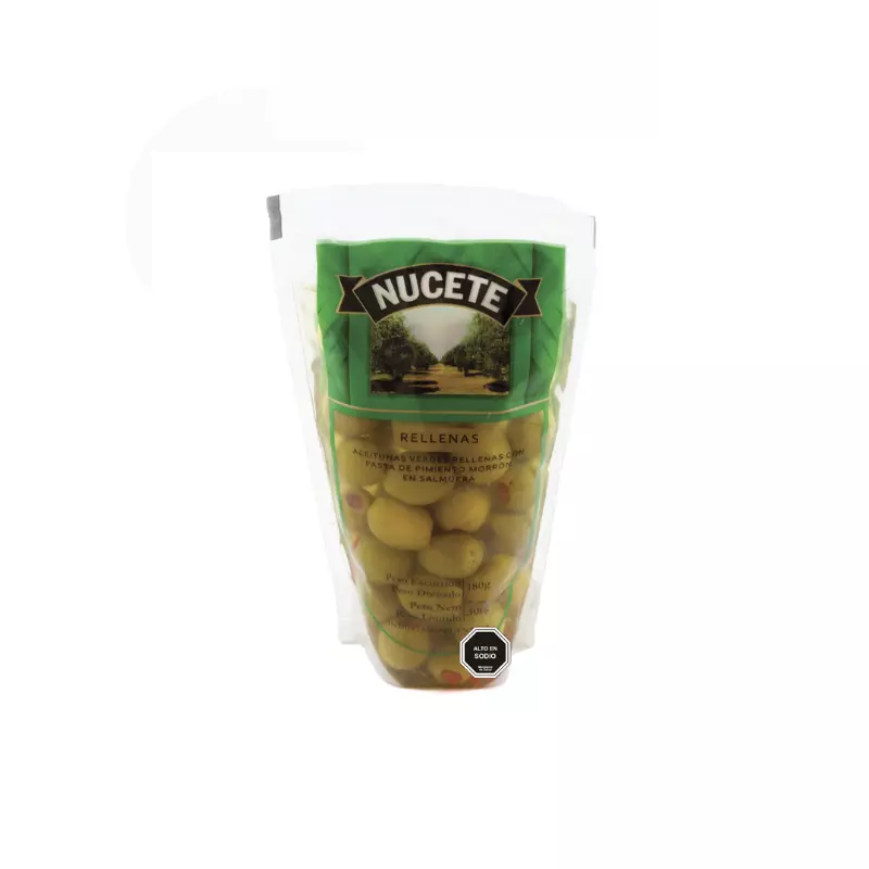 Aceituna Verde Nucete Pimenton 180 G