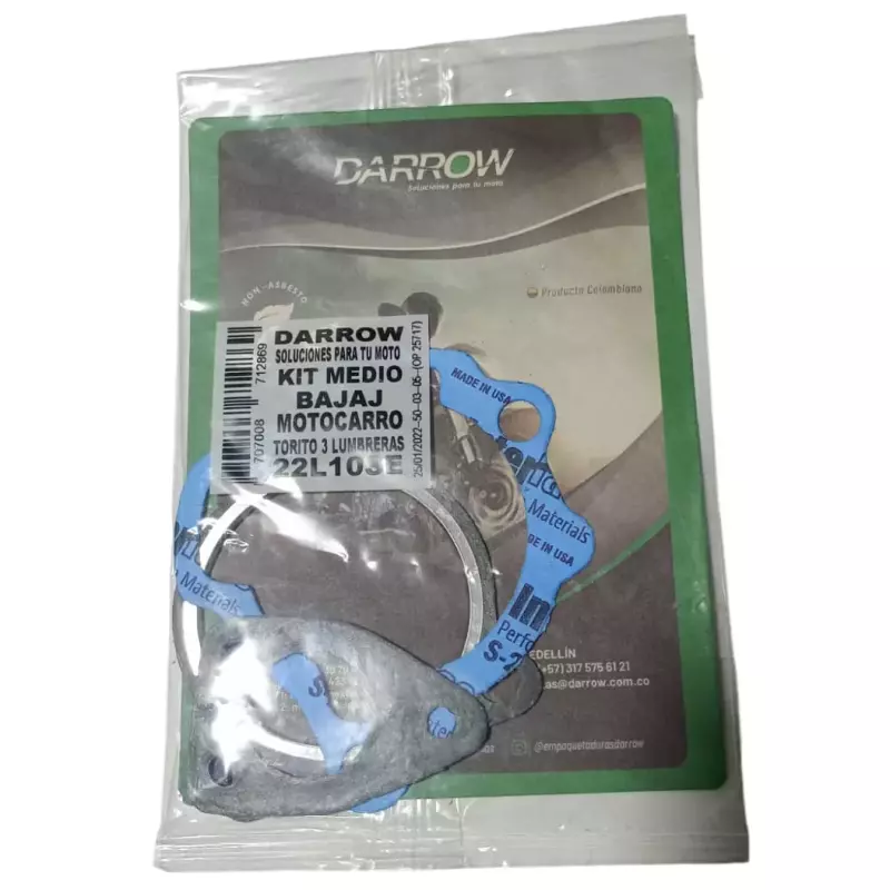 KIT MEDIO MOTOCARGUERO TORITO 3 LUMB