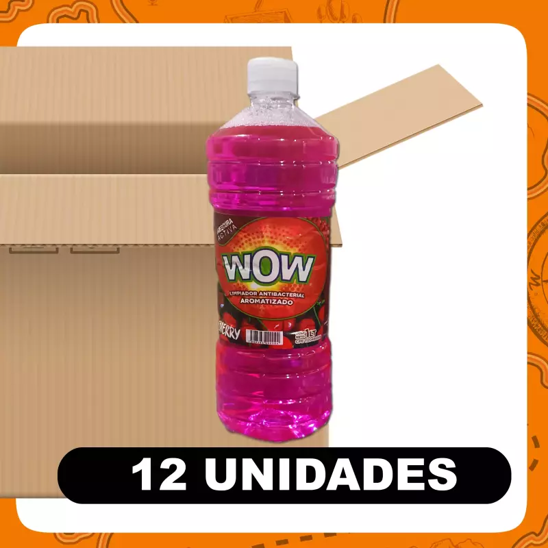 Bulto Wow Desinfectante Cherry 1l