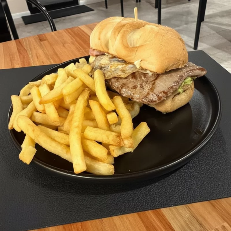 Chivito canadiense al Pan