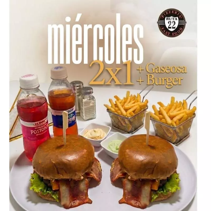MIERCOLES 2X1 BURGER