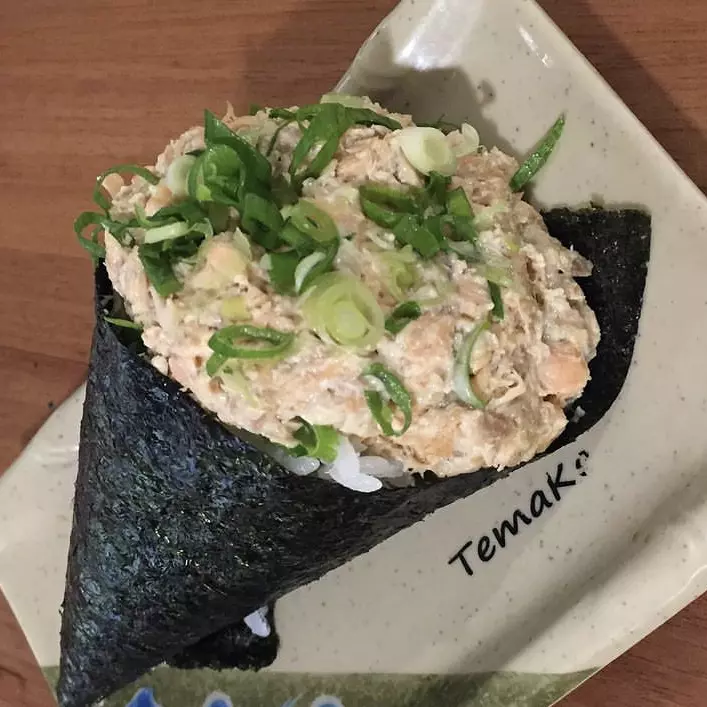 Temaki sem arroz grelhado
