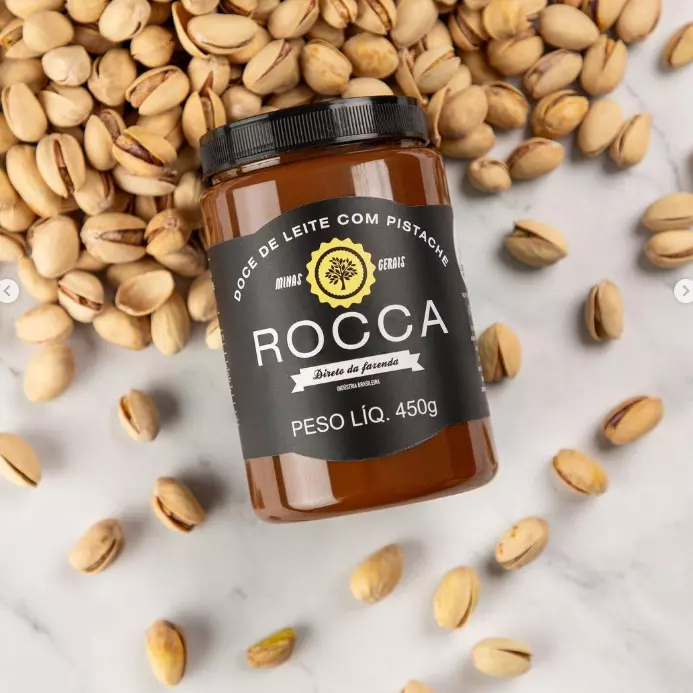 Doce de leite Rocca Pistache 450g