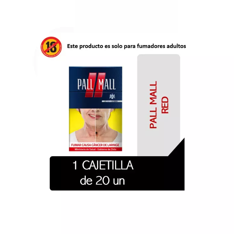 Pall Mall Rojo 20 un