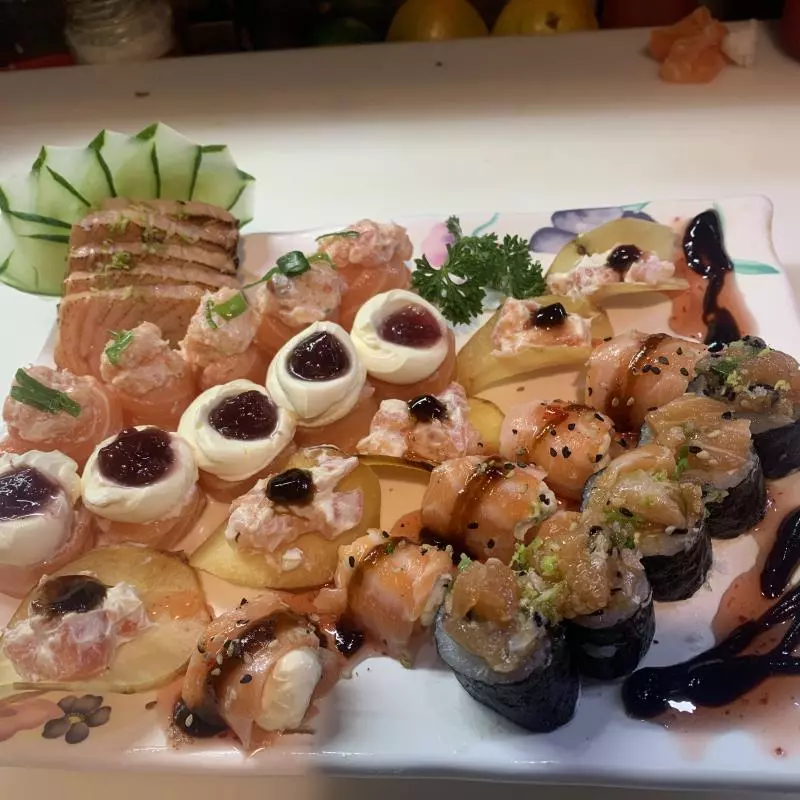 Mix 30 peças especiais  de salmão