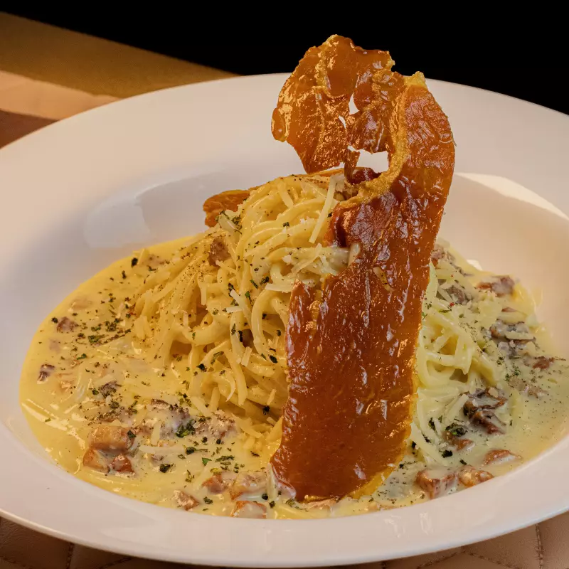 SPAGUETTI Á CARBONARA