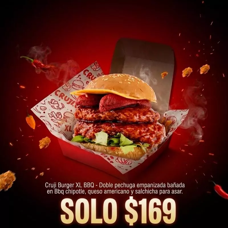 Cruji Burger XL BBQ🍔