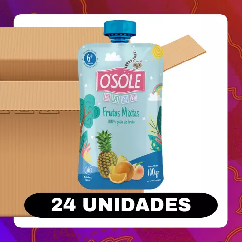 Bulto Osole Compota Frutas Mix 100g