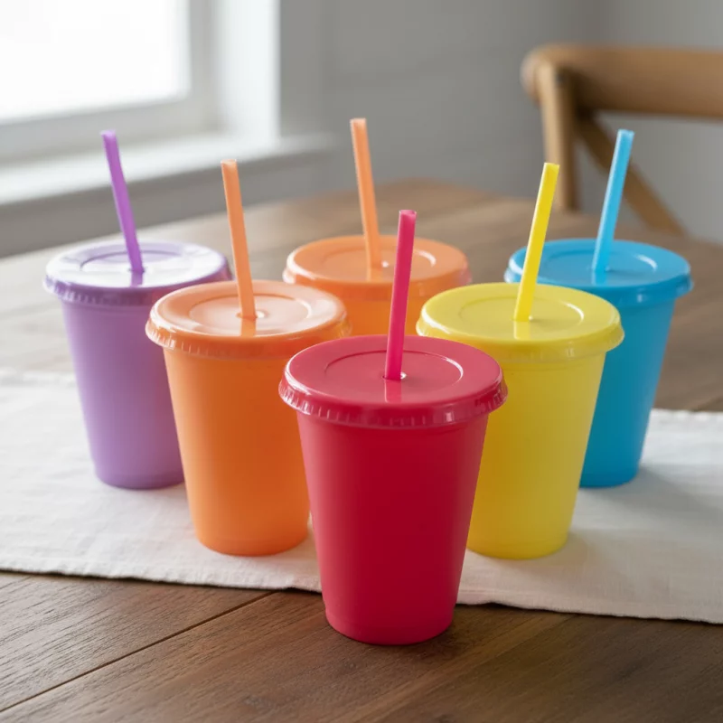 Plástico pastel glitter 16 oz