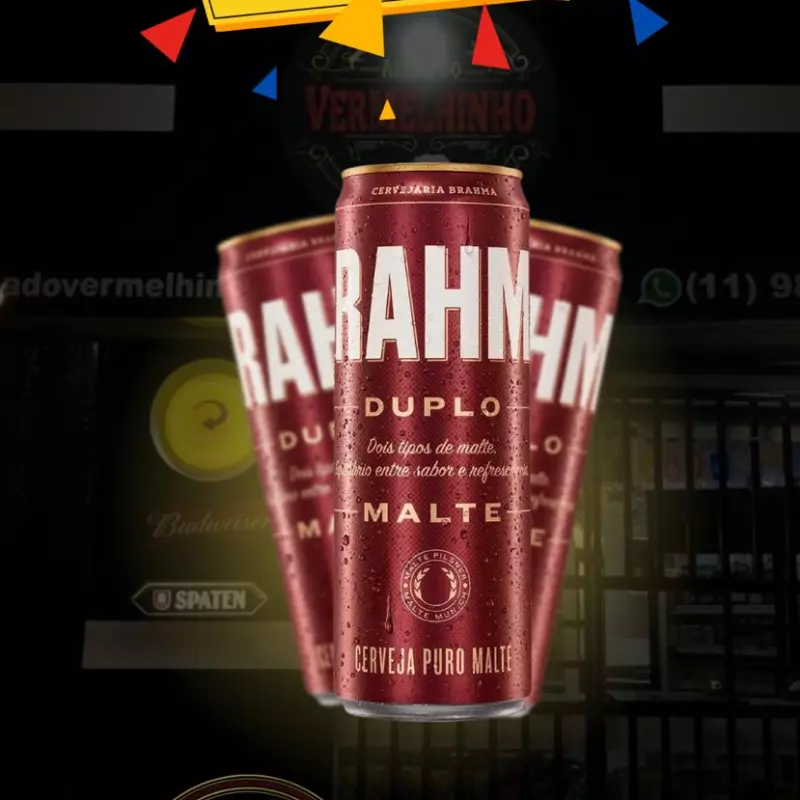 PROMOÇÃO- 3 Brahma por 12 DIN OU PIX