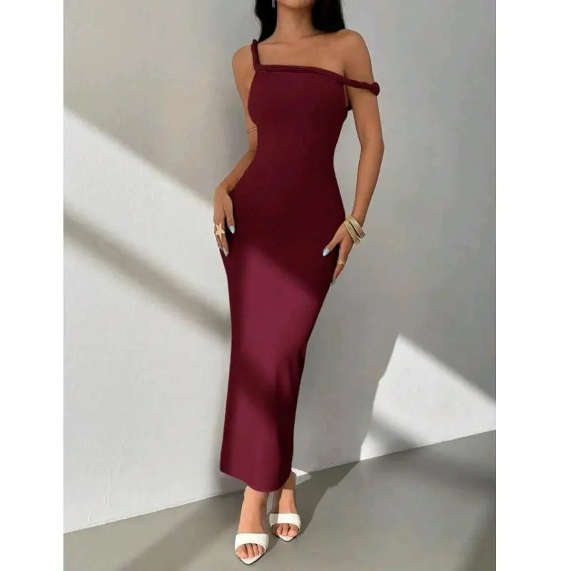 Vestido vinotinto