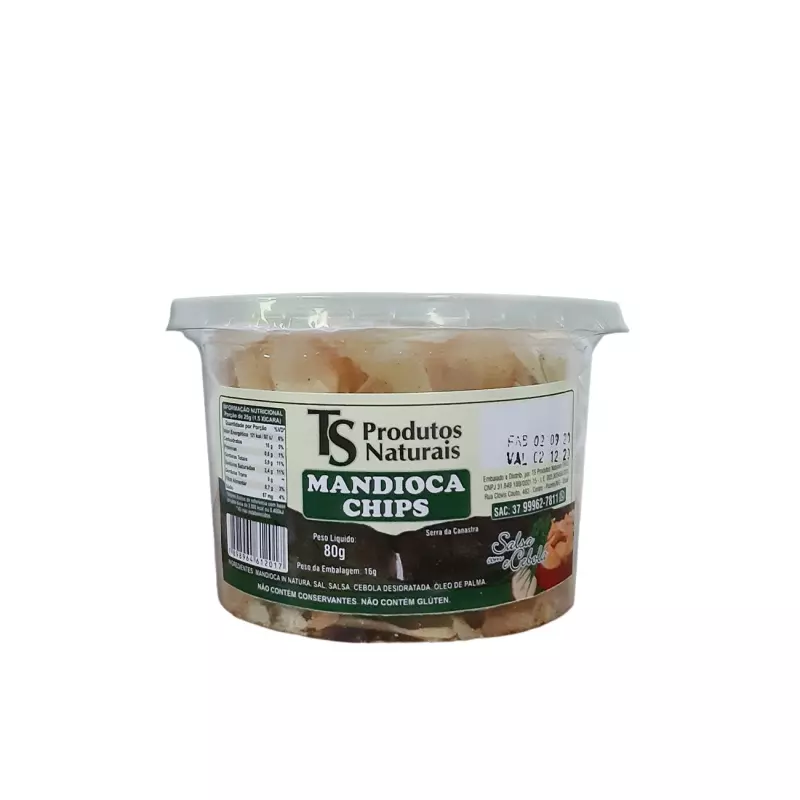 408 - Mandioca Salsa e Cebola Tipo Chips TS