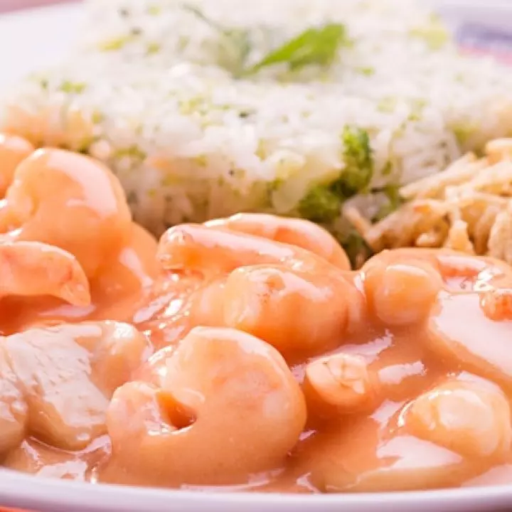 ESTROGONOFE DE CAMARÃO P/ 1