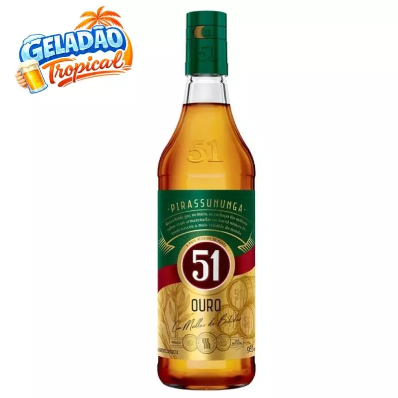 Cachaça Pingo de Ouro 51