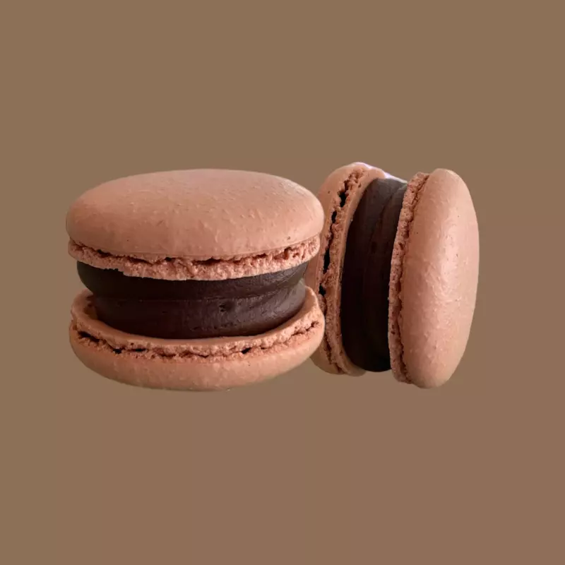 Macaron Clásico Sabor Chocolate