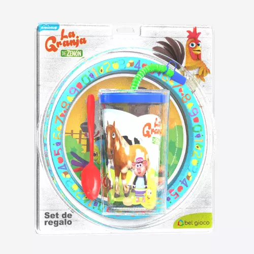 Blister Plato+Vaso Sport+Cuchara