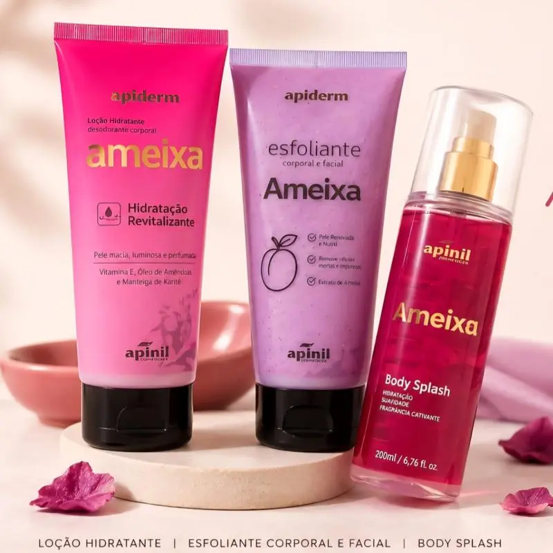 KIT AMEIXA HIDR/ESFO/BODY SPLASH