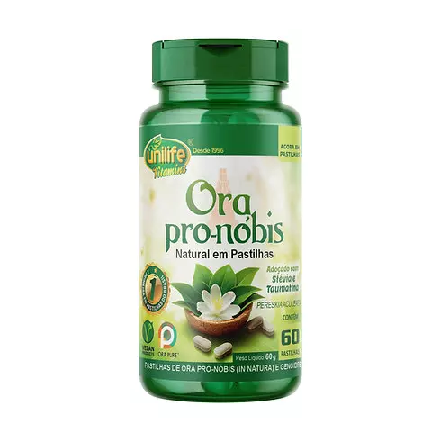 Ora Pro-Nóbis em pastilhas 1000 mg