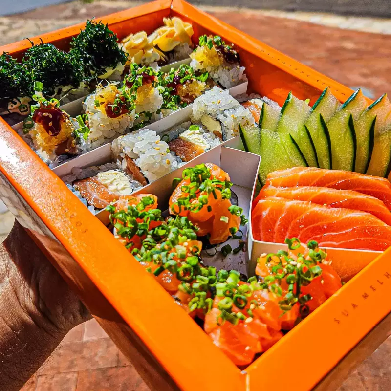 Individual Premium Salmão 24 peças