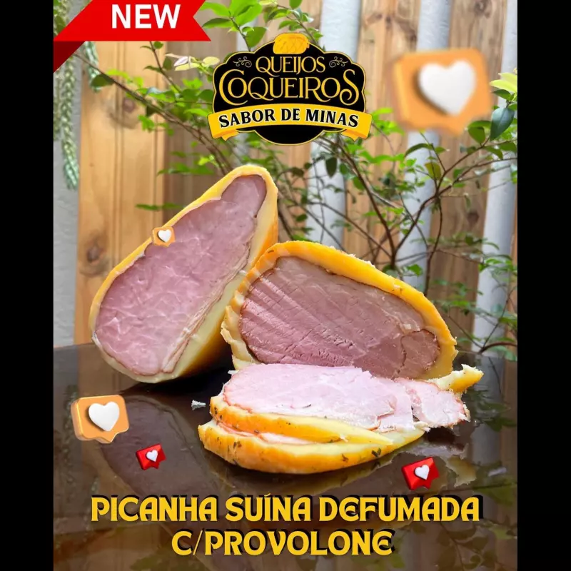 PICANHA SUINA DEFUMADA C/ PROVOLON