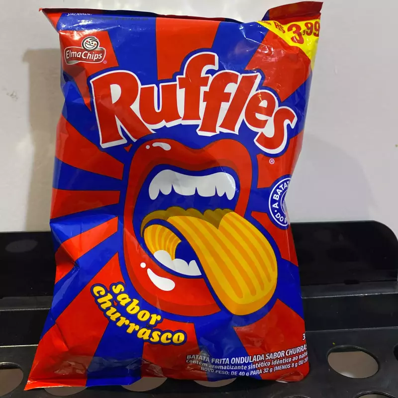 Batata Chips Sabor Churrasco Ruffles