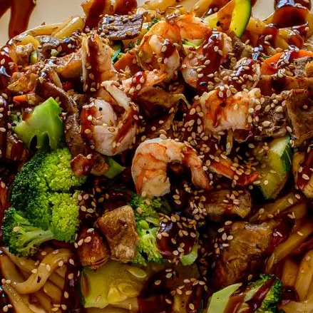 charola teriyaki mixta