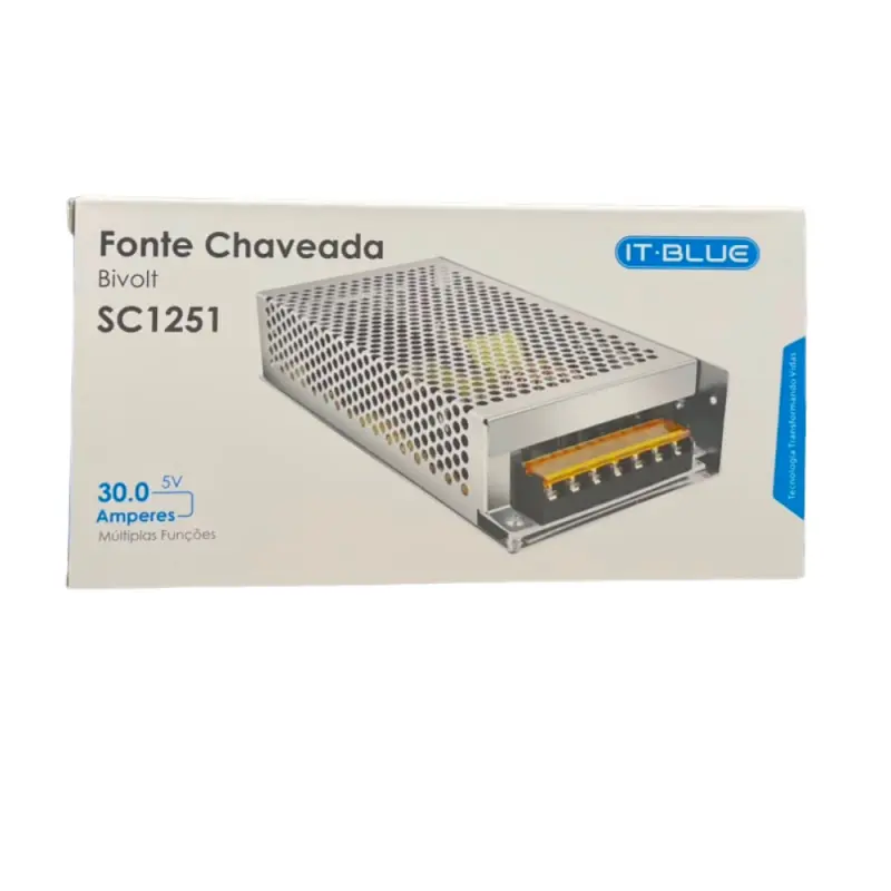 FONTE COMEIA 12V 30A IT-BLUE SC1251