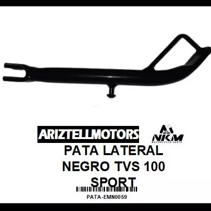 PATA LATERAL NEGRO TVS 100 SPORT NK