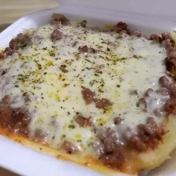Batata Recheada Bolonhesa