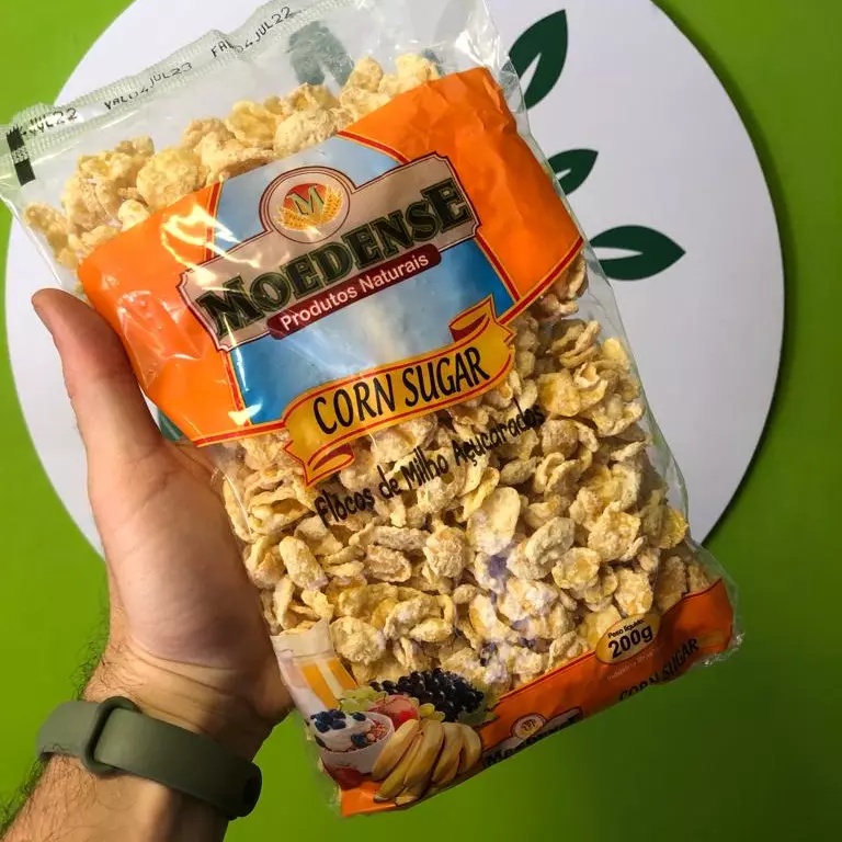 Flocos de milho açucarado