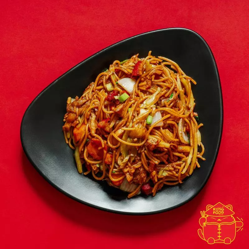 Chowmein de res