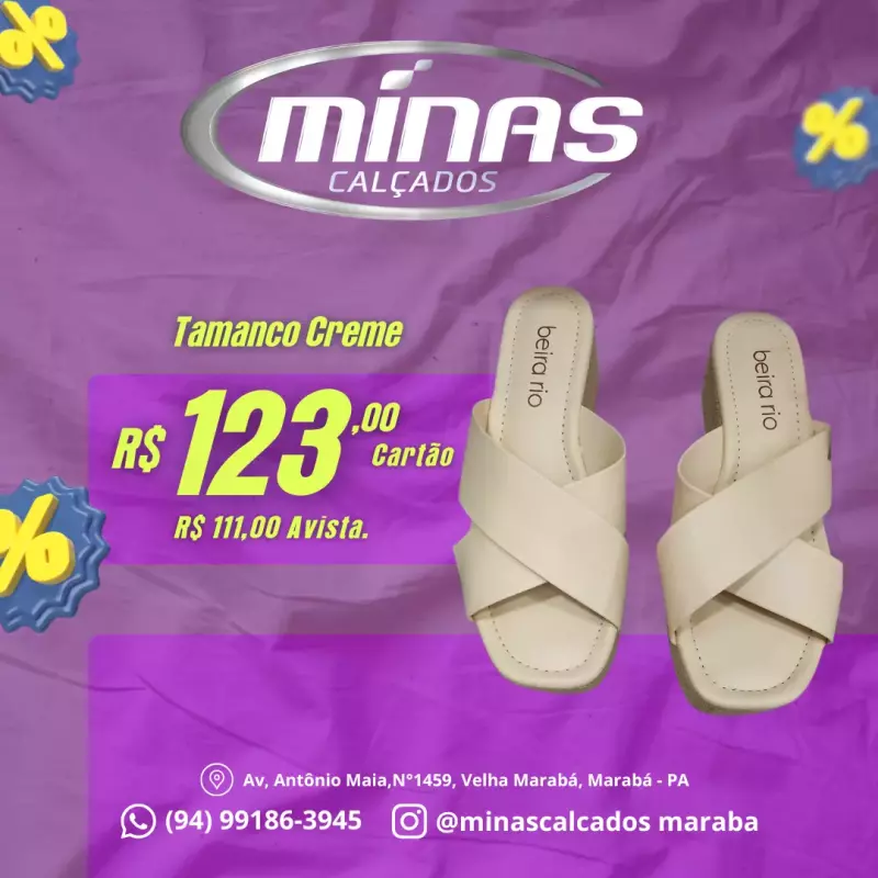 Tamanco Creme RF:8554105