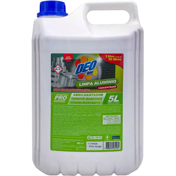 Limpa Alumínio Deoline 5L (7024)