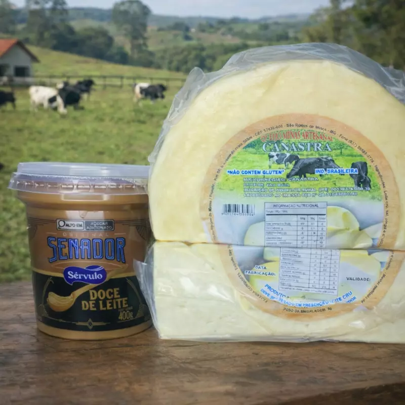KIT doce de leite e queijo canastra