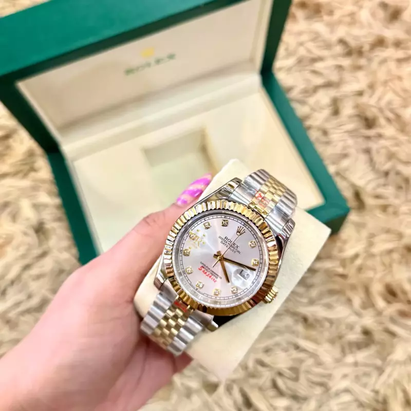 ROLEX SILVER GOLD