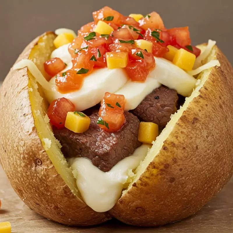 Batata Recheada de Contra-Filé