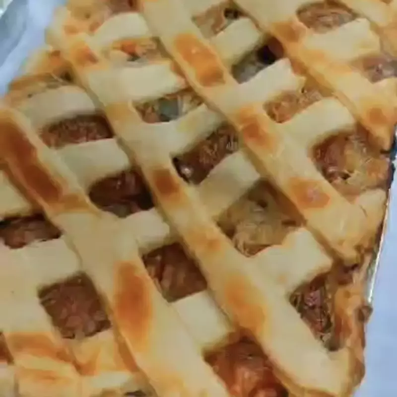 torta de escarola com mussarela