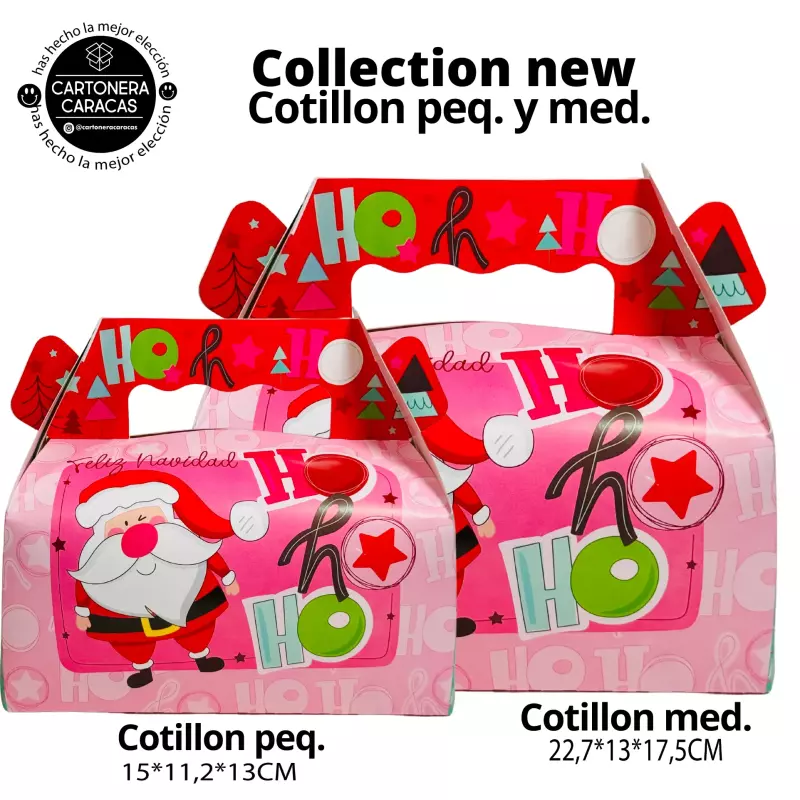 🎅🏼NAVIDAD ROSADA COTILLON