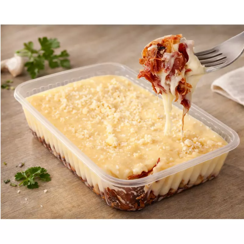 Escondidinho de carne seca c/ banana