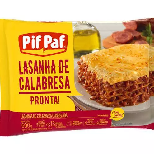 Lasanha Calabresa 600g