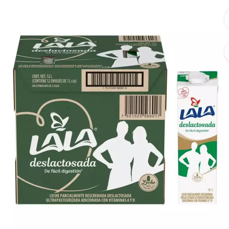LALA DESLACTOSADA 12 PZAS