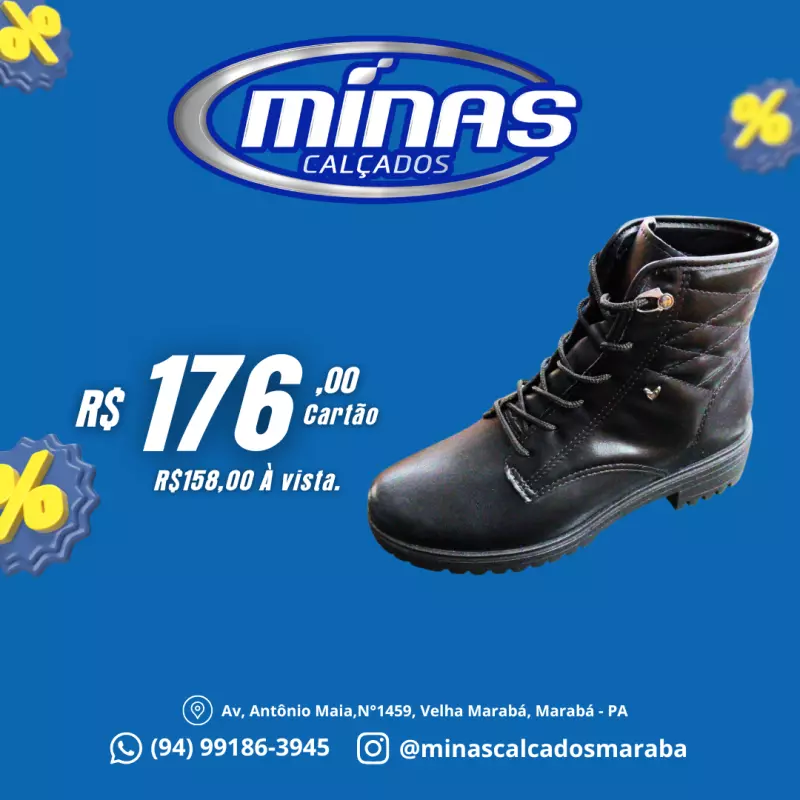 Coturno Preto RF:0841