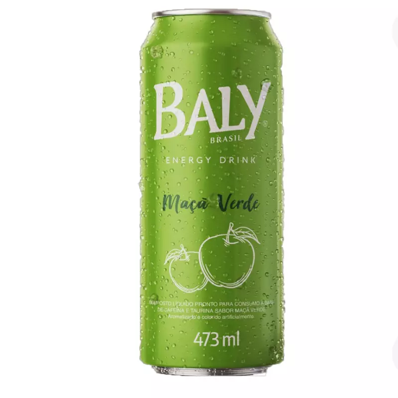 Energético Maçã Verde Baly 473ml