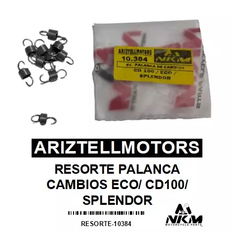 RESORTE PALANCA CAMBIOS ECO/CD100/SP