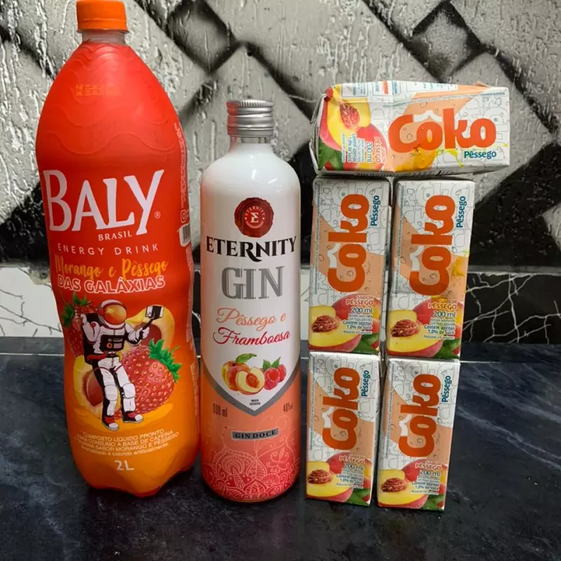 COMBO GIN ETERNITY PÊSSEGO E FRAMBOE