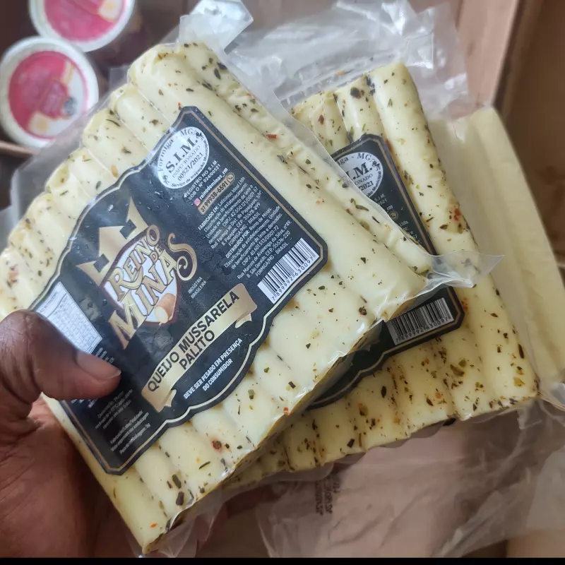 MUSSARELA PALITO TEMPERADO 500G