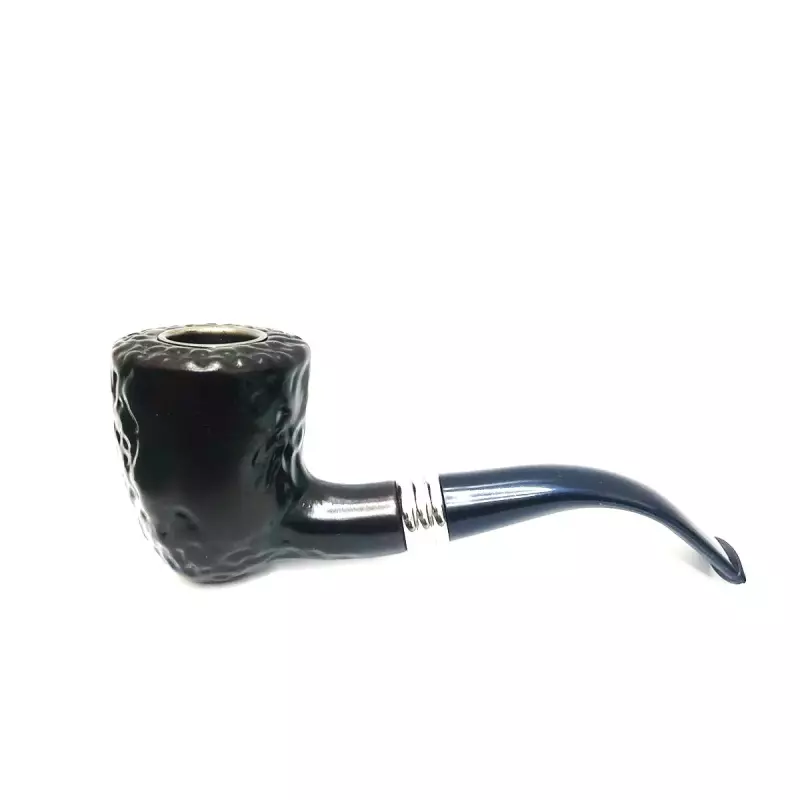 CACHIMBO MADEIRA E METAL 3