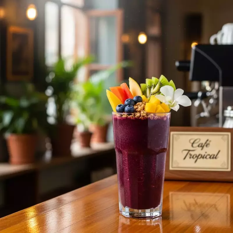 Suco Açaí c/frutas