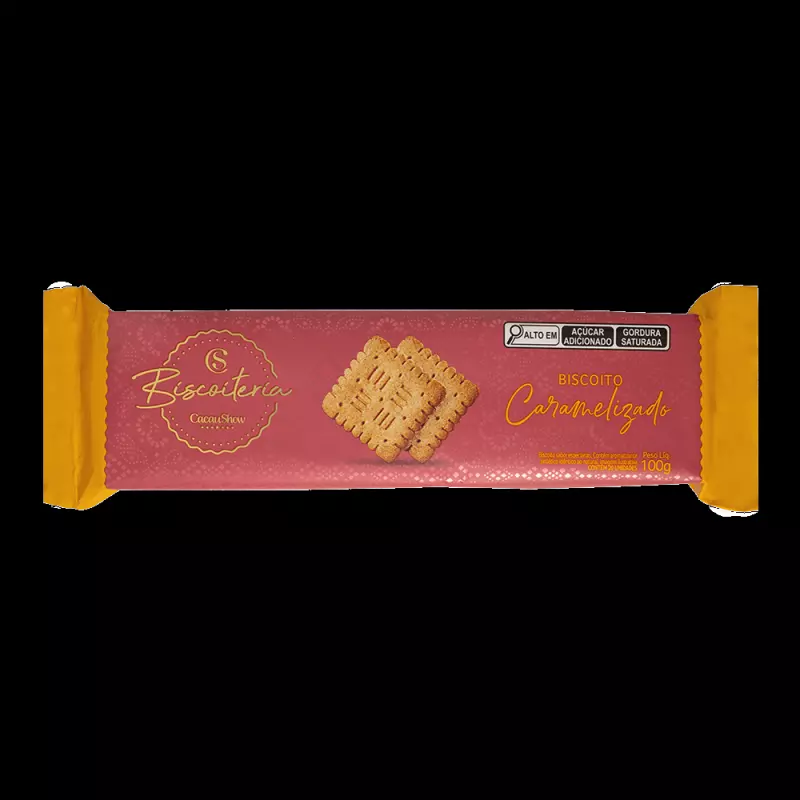 Biscoito caramelizado 100g